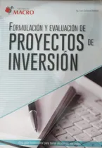 Comprar Formulación Y Evaluación De Proyectos De Inversión