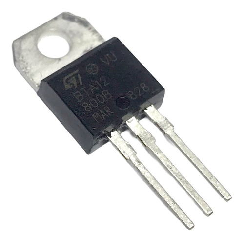 5 Unidades Bta 12-800b Triac To220 12a 800v Bta12-800b