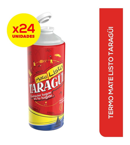 Imagen 1 de 2 de Termo Mate Listo Taragüi X 24 Unidades