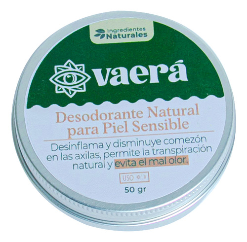 Desodorante Piel Sensible 50 Grs Fragancia Sin fragancia