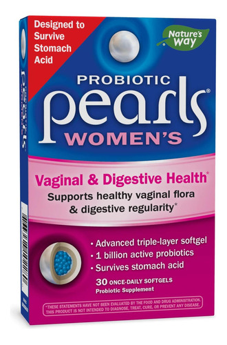 Nature's Way Pearls Probiotics Women's - 30u