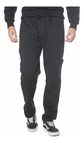 Pantalón Jogging Cargo Invierno De Hombre Calidad Premium