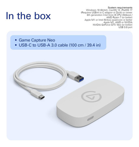 Capture Of Games Elgato Neo Laptop Capture Card