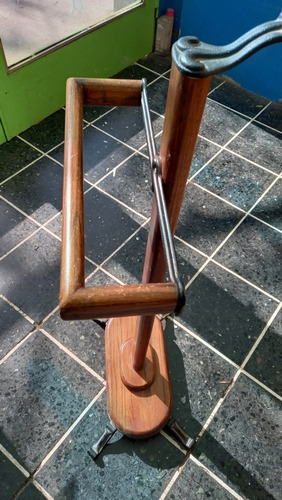Imagen 3 de 5 de Perchero Madera Maciza Hierro