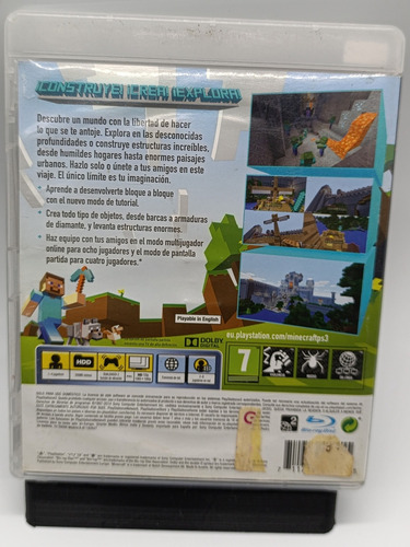 Minecraft Para Ps3 (Usado)