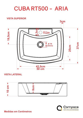 Cuba Banheiro Rt50 C/torn 1198 E Válv Click V2+sif Cr E Flex Cor Branco