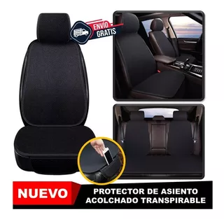 Protector De Asientos Transpirable Doble Acolchado Bolsillos