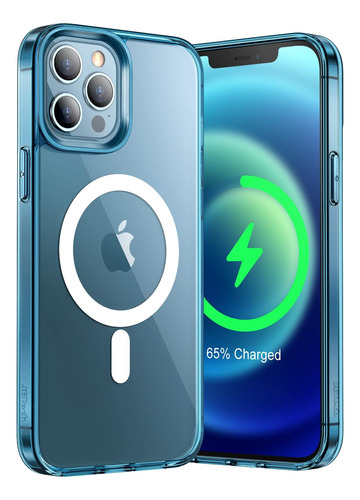 Funda Jetech Para iPhone 12 Pro Max Blue