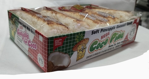 Imagen 1 de 3 de Megacoco Y Guayaba Horneada, Caja Con 10 Cocadas