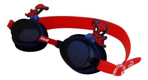 Goggle De Natación Voit Marvel Spider-man Kids Color Negro