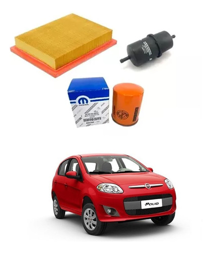 Kit Filtros Fiat Palio 326 1.4 Evo Aceite Aire Combustible