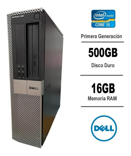 Imagen 4 de 11 de Torre Pc I5 - 16gb Ram - 500gb Hdd - Win10 Para Oficina -980