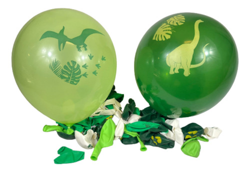 Globo Dinosaurios   12¨x 50 Unidades