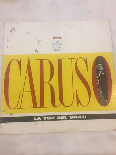 Disco Vinilo Enrico Caruso Lp La Voz De Siglo Victor