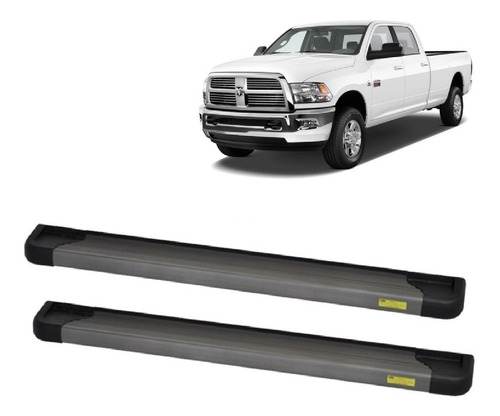 Estribo Aluminio Onix Cabine Dupla Dodge Ram 2012 A 2015