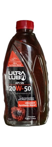 Aceite 20w50 Sintetico Ultra Lub Laser 1.6