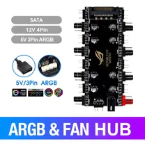 Comprar Extensión Splitter Hub Argb \u002F Rgb Con Hub Pwm Con 8 Salidas