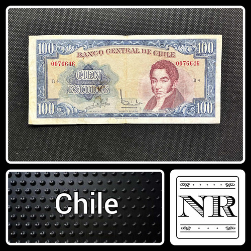 Chile - 100 Escudos - Año 1975 - P #141 - Cardenas 