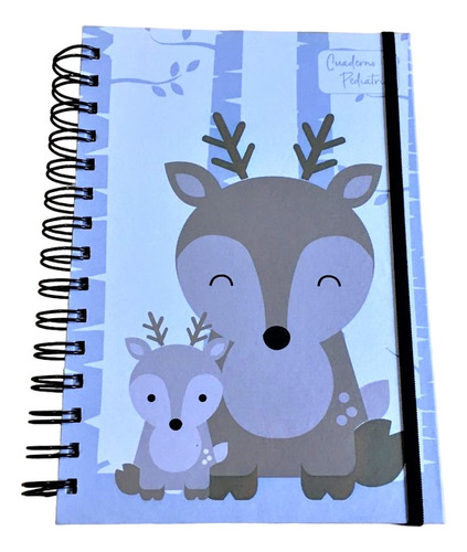 Cuaderno Pediatrico - Ciervo - Animalitos Del Bosque - A5