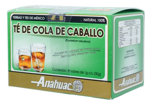 Imagen 1 de 3 de Te Cola De Caballo (30 Sobres) Anahuac