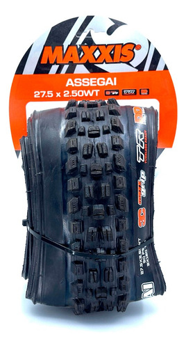 Llanta Maxxis Assegai 27.5x2.50wt 120x2tpi 3cg/dd/tr