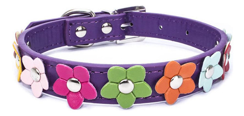 Collar De Perro Con Flores Coloridas Para Cachorros, Collare