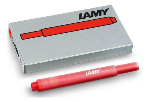 Tanque Repuesto Cartuchos Tinta Lamy Pluma T10 X 5 Tanques