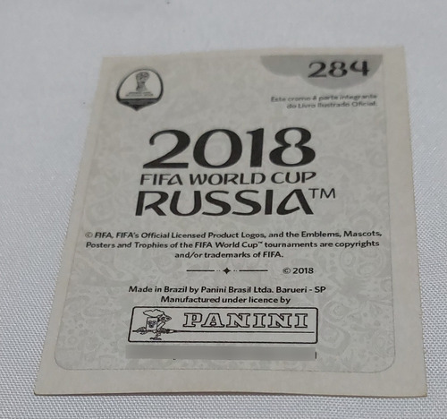 Figurita Fifa World Cup Russia 2018 Num.284 Marcos Acuña (Usado)
