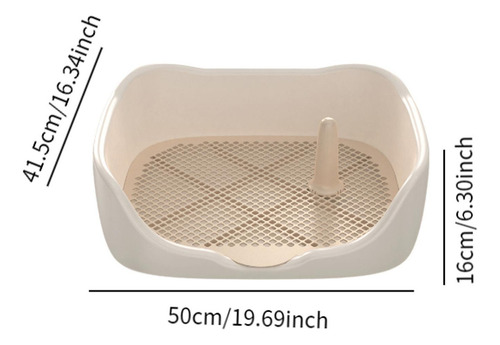 // Sanitário Para Cães, Sanitário Para Xixi De Branco Grande