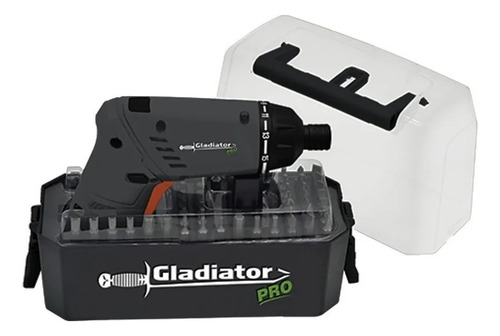 Atornillador Recargable Inalambrico Gladiator Pro Ad 836 K Color Negro Frecuencia 0