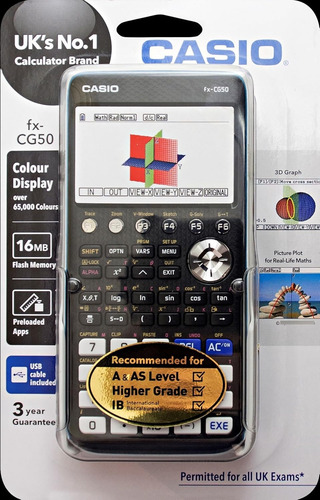 Casio Calculadora Gráfica Fx-cg50