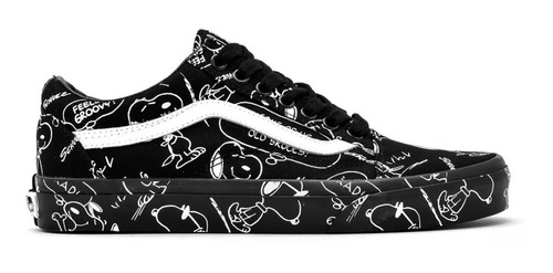 tenis vans snoopy branco