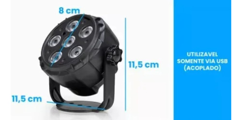 Canhão De Luz Led Jogo De Luzes Som Bluetooth Com Controle