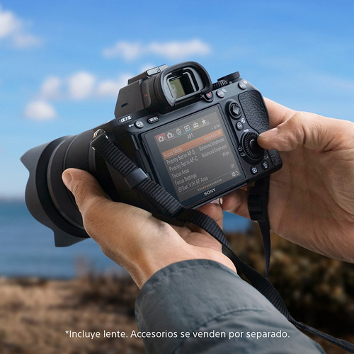 Camara Digital Mirrorless Sony Ilce-7m3 7miii A7 Iii Kit Lente 28-70 4k Full Hd Wifi/nfc Color Negro