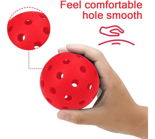 Pelotas De Pickleball Aprobadas Por Usapa, Pack De 40 Unidad
