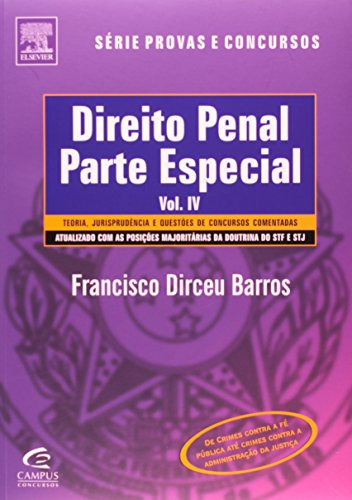 Libro Direito Penal Parte Especial Vol 4 Série Provas E Conc