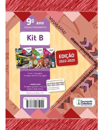Livro Formando Cidadãos Kit A + B + C 9º Ano Nova Edição