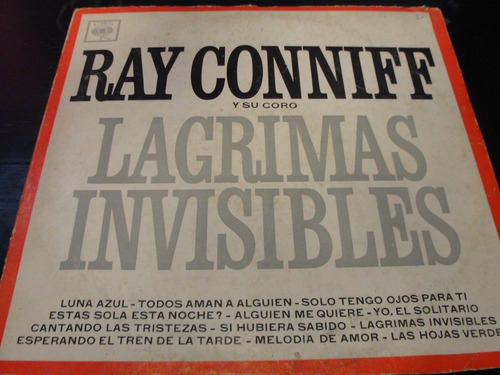 Disco De Vinilo De Ray Conniff,lagrimas Invisibles