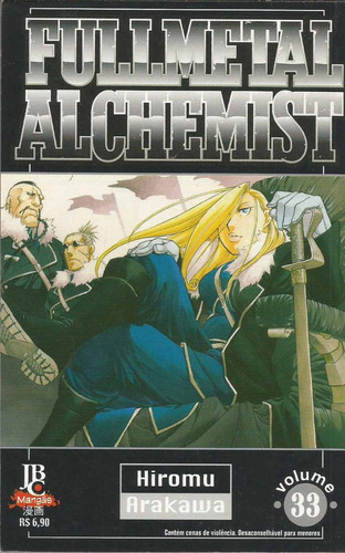 Fullmetal Alchemist Nº33 1ª Serie - Jbc - Bonellihq 