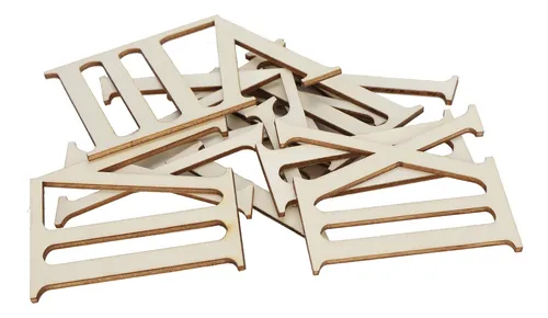 12 Piezas De Números Romanos De Madera, Números De Reloj Art