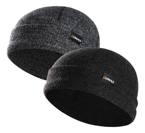 2 Pack Gorros Tejidos Beanie Deportes Para Frío Inviernos