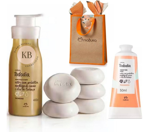 Natura Kit Tododia Macadamia Cuidado Corporal Regalo