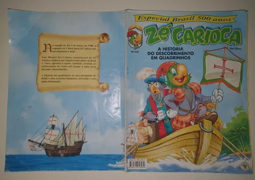 Gibi Zé Carioca Especial Brasil 500 Anos Editora Abril 2000