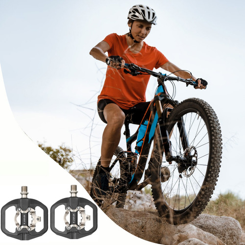 Pedales Plataforma Para Bicicleta Montaña Mtb Autobloqueo