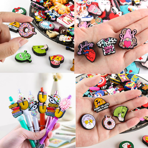 Silicone Focal Beads 30pcs For Keychain Making - Libuhuiga