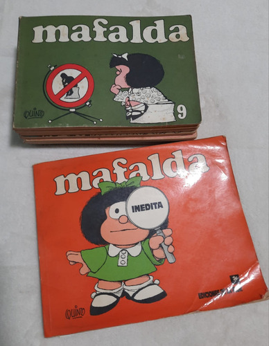 Lote De 7 Libros Mafalda N. 1/2/4/5/6/7/9 Y Mafalda Inedita