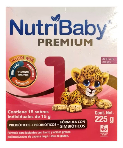 Nutribaby 1 Polvo Con 15 Sobres De 15g Caja De 225g Sin Sabor
