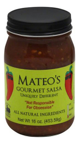 Salsa Mateos Gourmet 16 Oz (pack 6)