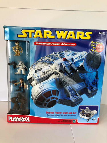 Remate Playskool Millenium Falcon Hasbro2001 Galactic Heroes (Usado)
