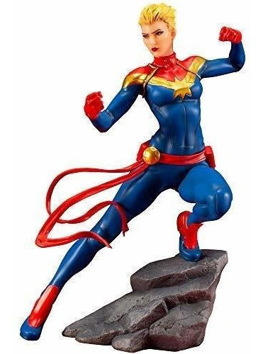 Estatua Del Capitan Marvel Artfx De Marvel Comics Avengers S